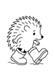 Hedgehog Stomps in Giant Boots