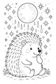 Moonlit Hedgehog’s Sparkly Night