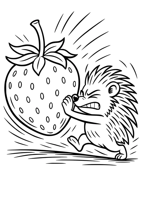 Hedgehog and the Giant Strawberry Mission