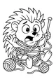 Yarn Trouble for Hazel the Hedgehog