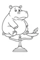Big Hippo vs the Feather Balance