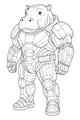 Hippo Hero in Super Armor