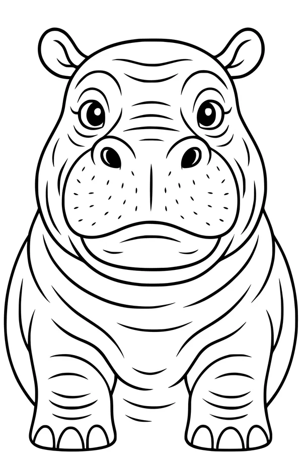 Big Belly, Bright Eyes: Happy Hippo
