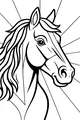 Sunny Morning with a Happy Horse