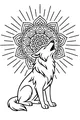 Sunburst Song of the Wolf