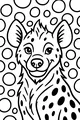 Smiling Spotted Hyena in Bubble Jungle