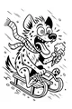 Hyena Sled Ride and Snowy Snack