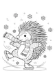 Skating Porcupine’s Big Winter Spin