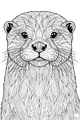 Whiskers and Waves: Otter Portrait