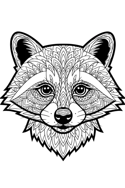 Gentle Eyes of the Clever Raccoon