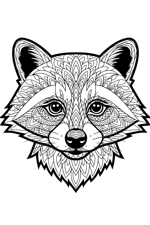 Gentle Eyes of the Clever Raccoon