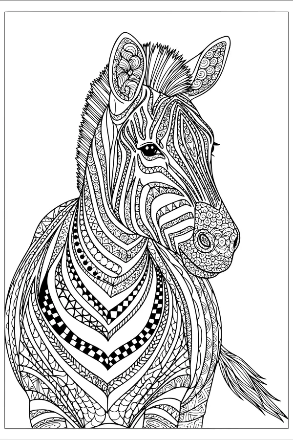 Zelda the Zigzag Zebra
