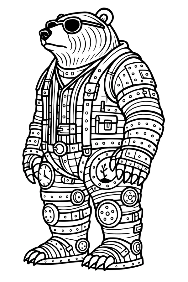 The Bear with Gadgets and Goggles