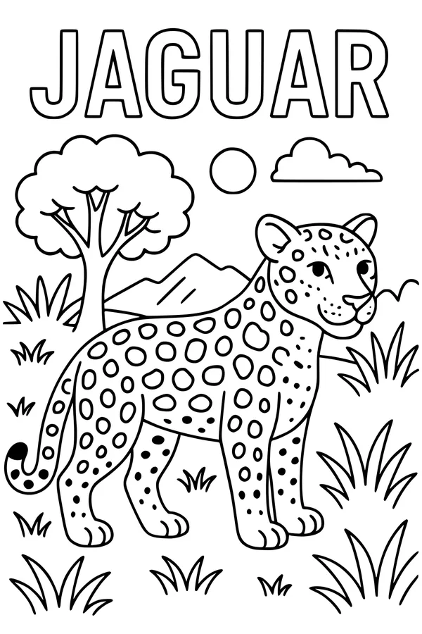 Sunny Day with a Smiling Jaguar