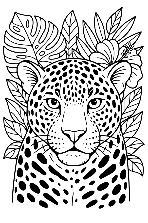 Jaguar in the Jungle Garden