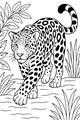Jungle Steps of a Spotted Jaguar