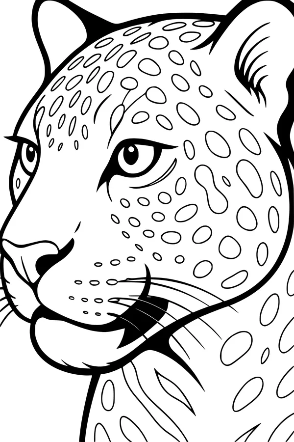 Jaguar’s Watchful Gaze in the Jungle