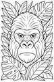 Jungle King with Leafy Crown