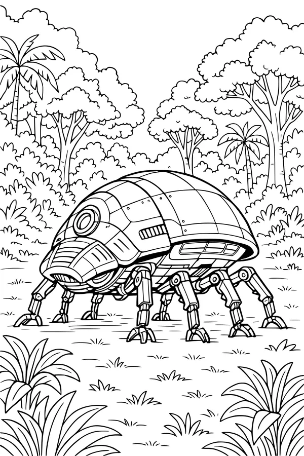 Jungle Stomp of the UFO Walker