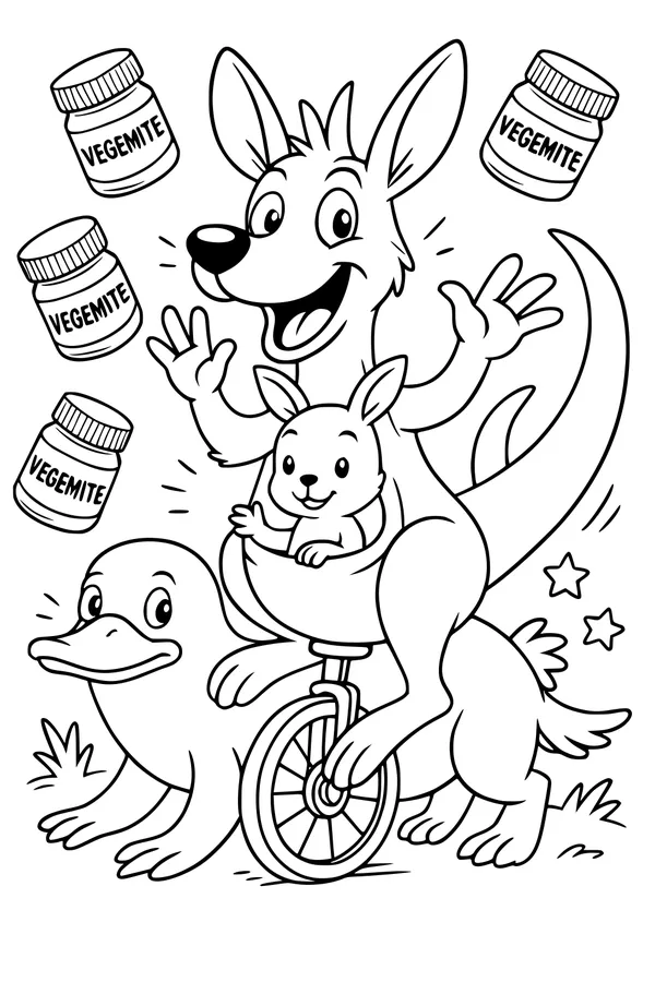 Jumpy Joey and Platypus Parade Surprise