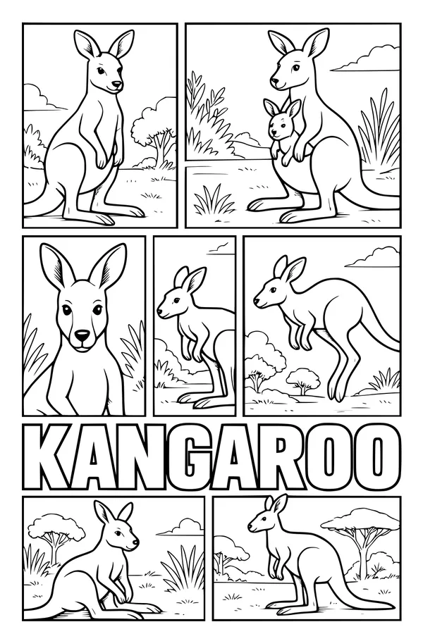 Bouncy Friends in the Sunny Outback