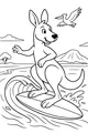 Kanga Rides the Wildest Wave