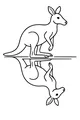 Kangaroo by the Shiny Water