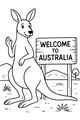 Sunny Welcome from a Friendly Kangaroo
