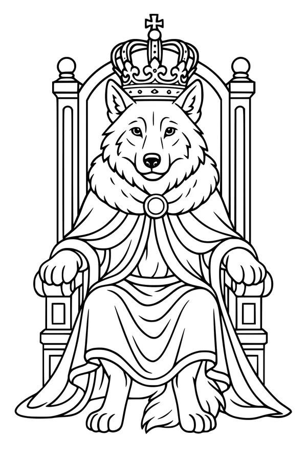 King Wolf on the High Throne