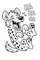 Hyena’s Big Belly Laugh in the Grass
