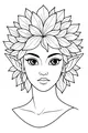 Forest Bloom Fairy Portrait