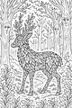 The Leafy Deer in Whispering Woods
