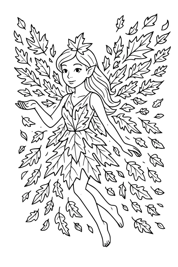 Leaf Dance Forest Fairy