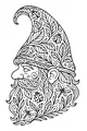 Free Gnome Coloring Page - Leafy Hat Garden Friends (Printable PDF)