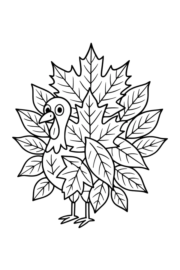 Leafy Tail Thanksgiving Turkey
