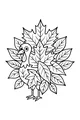 Leafy Tail Thanksgiving Turkey