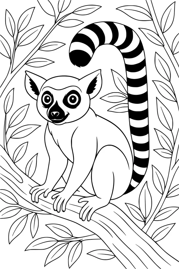 The Lemur with the Swirly Tail