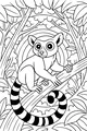 Ring-Tailed Lemur’s Jungle Lookout