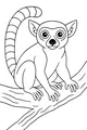 Lemur with the Treetop Stare