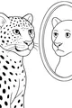 The Spotted Leopard’s Curious Reflection