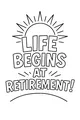 Sunrise Shout for Retirement