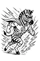 Lightning Hero Zebra Dash