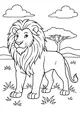 King Leo on the Savannah Plains