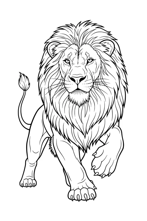 King Leo Takes a Mighty Stroll