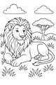 Sunny Day With the Gentle Lion King