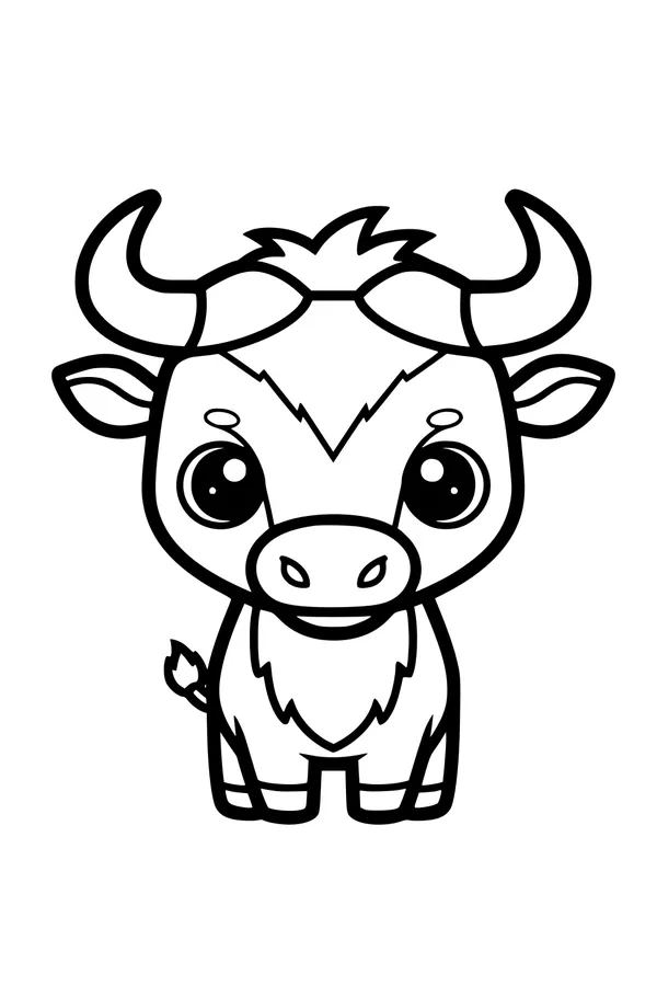 Big-Eyed Little Wildebeest