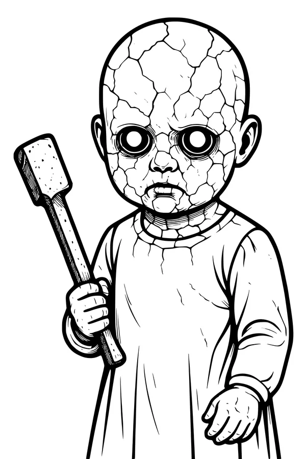 Little Zombie With Big Eyes