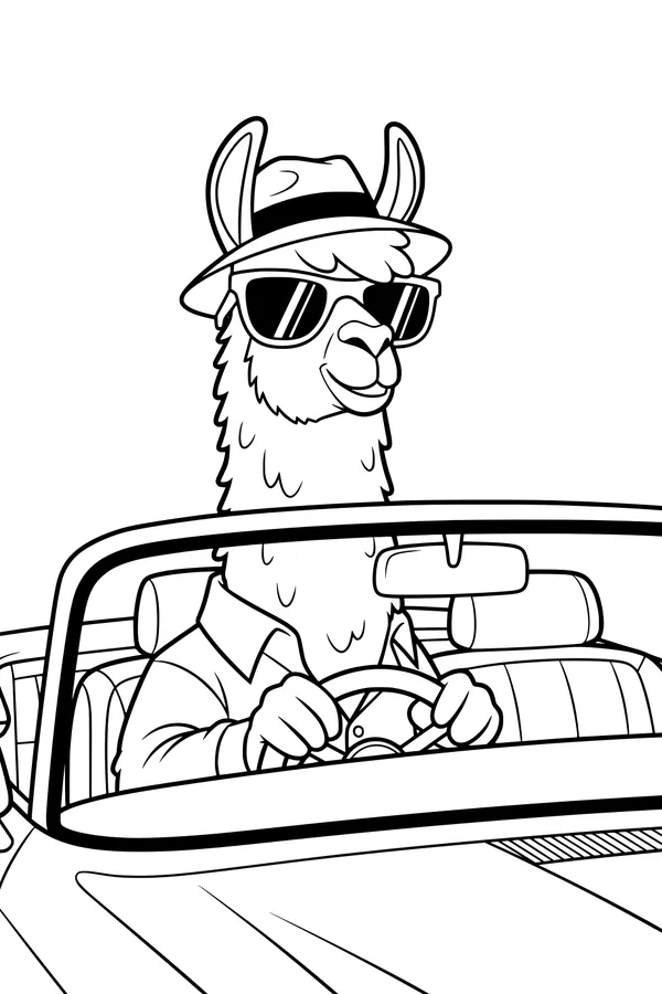 Cool Llama Takes the Wheel