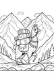 Llama Trek on Mountain Paths
