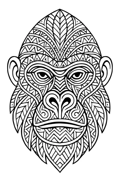 Jungle King with Zigzag Patterns